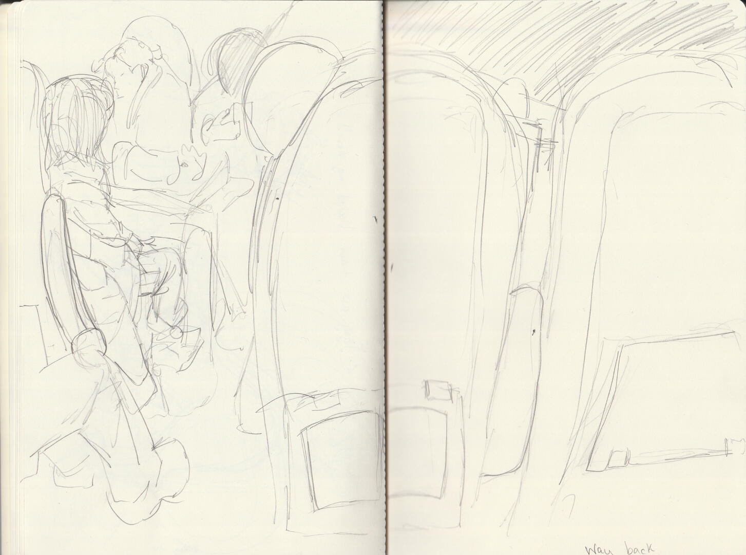 point of view whilst sat on the train