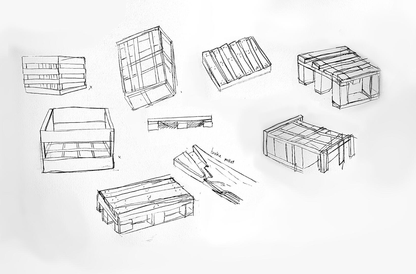 crate/pallet studies
