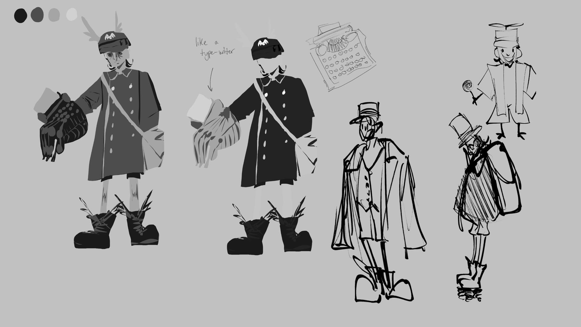 Some more silhouette &amp; BlueSky ideation.